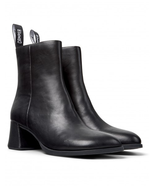 Camper - Kora K400798-001 Black Leather Camper - Kora K400798-001 Black Leather