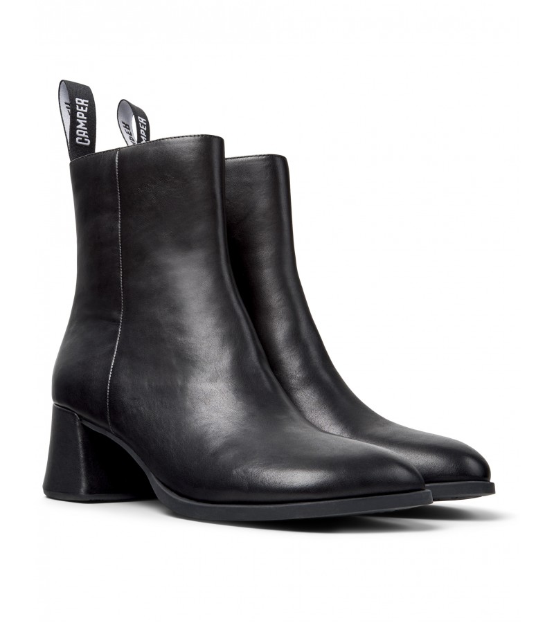Camper - Kora K400798-001 Black Leather Camper - Kora K400798-001 Black Leather