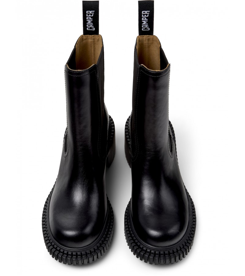 Camper - Pix London K400803-001 Black Leather Camper - Pix London K400803-001 Black Leather