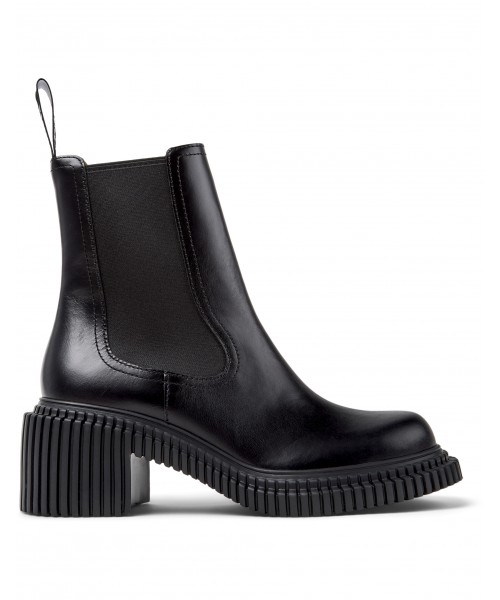 Camper - Pix London K400803-001 Black Leather Camper - Pix London K400803-001 Black Leather