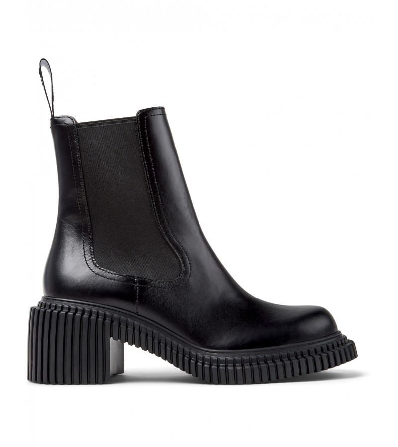 Camper - Pix London K400803-001 Black Leather Camper - Pix London K400803-001 Black Leather