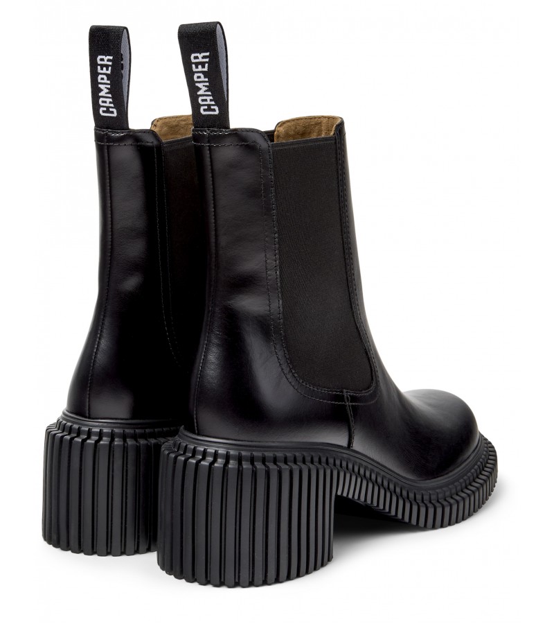 Camper - Pix London K400803-001 Black Leather Camper - Pix London K400803-001 Black Leather