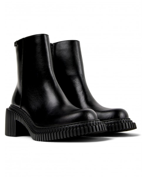 Camper - Pix London K400804-001 Black Leather Camper - Pix London K400804-001 Black Leather