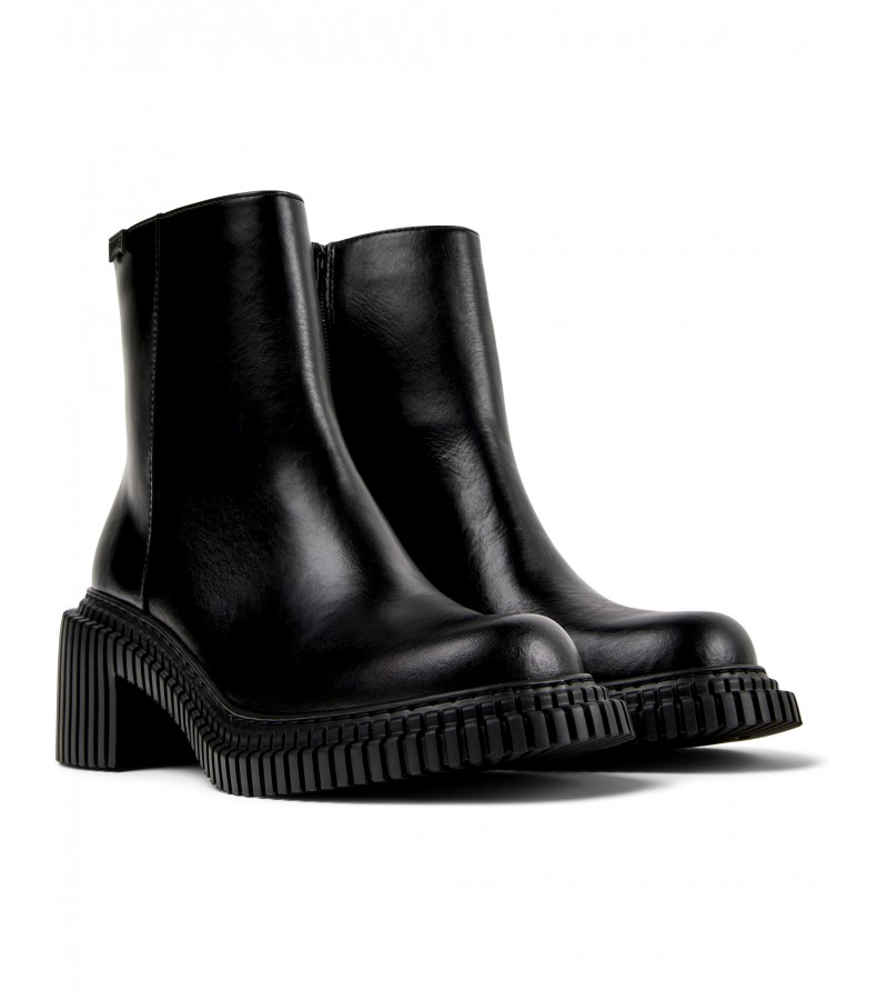 Camper - Pix London K400804-001 Black Leather Camper - Pix London K400804-001 Black Leather