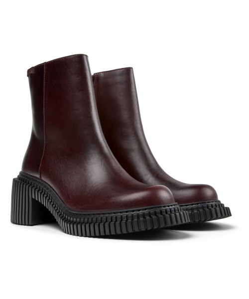 Camper - Pix London K400804-004 Burgundy Leather Camper - Pix London K400804-004 Burgundy Leather