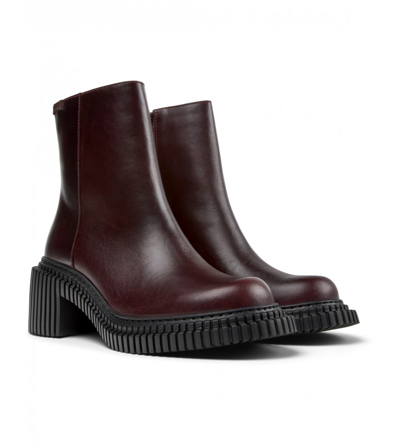 Camper - Pix London K400804-004 Burgundy Leather