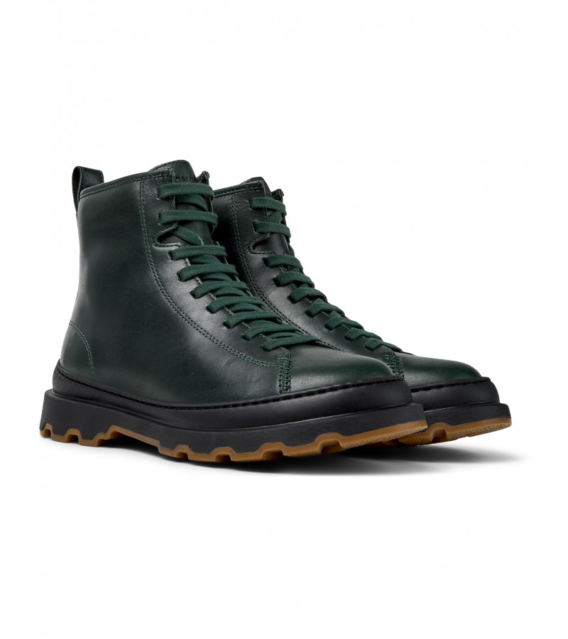 Camper - Brutus+ K400816-005 Green Leather Camper - Brutus+ K400816-005 Green Leather