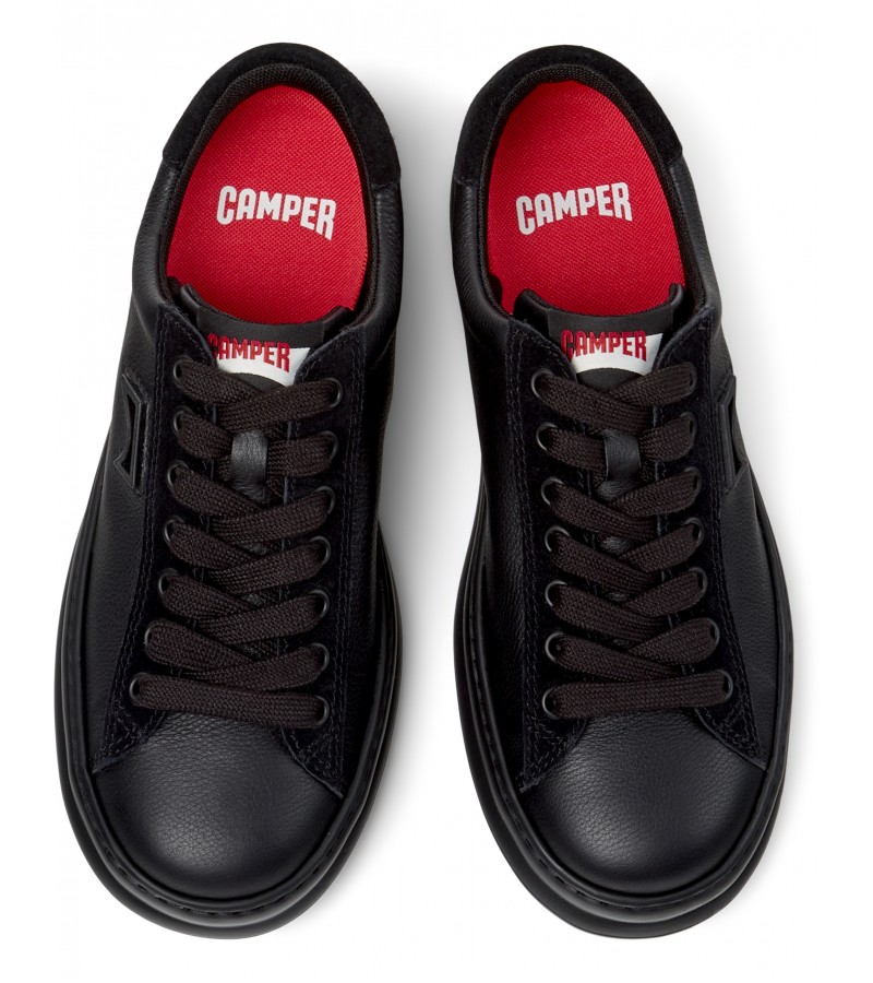 Camper - Runner Four K201855-006 Black Leather/Nubuck Camper - Runner Four K201855-006 Black Leather/Nubuck