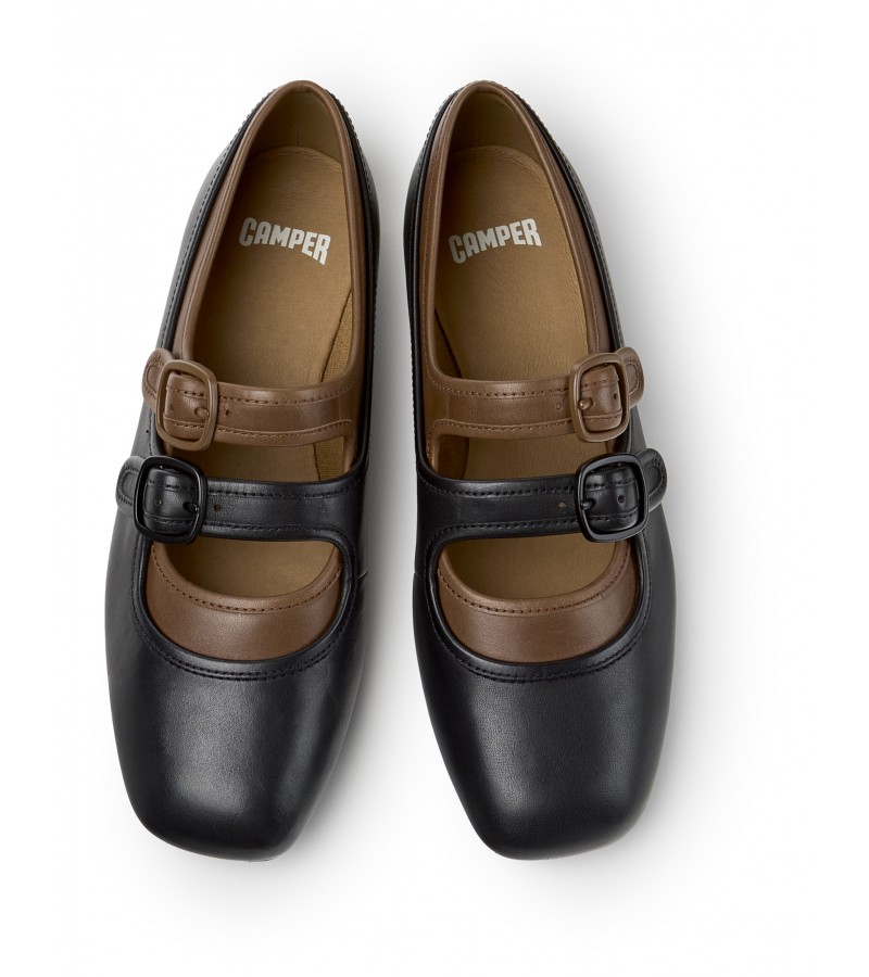 Camper - Casi Myra K201952-001 Black Leather Camper - Casi Myra K201952-001 Black Leather