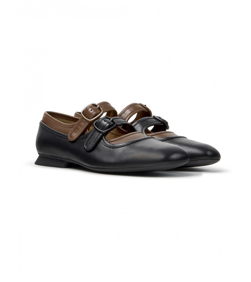 Camper - Casi Myra K201952-001 Black Leather Camper - Casi Myra K201952-001 Black Leather
