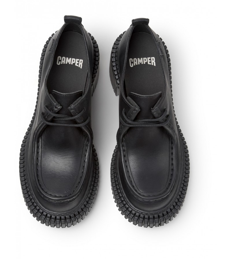 Camper - Pix London K201961-001 Black Leather Camper - Pix London K201961-001 Black Leather