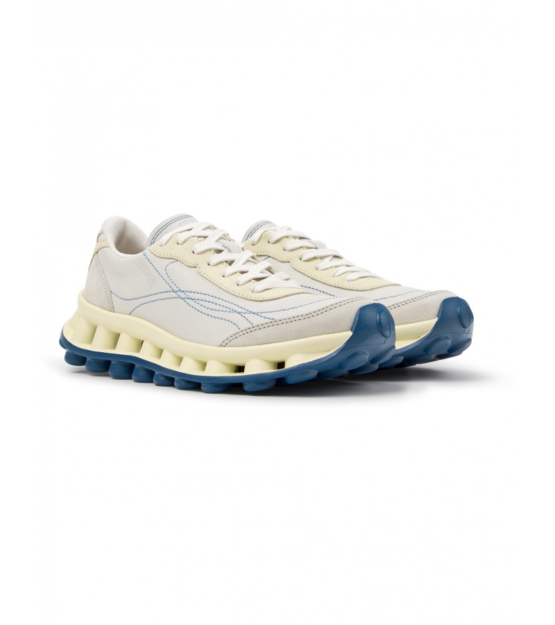 Camper - Pelotissima K202003-003 White Leather/Nubuck