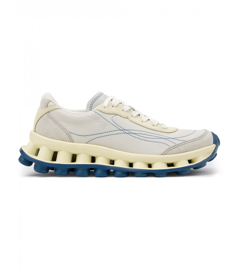 Camper - Pelotissima K202003-003 White Leather/Nubuck