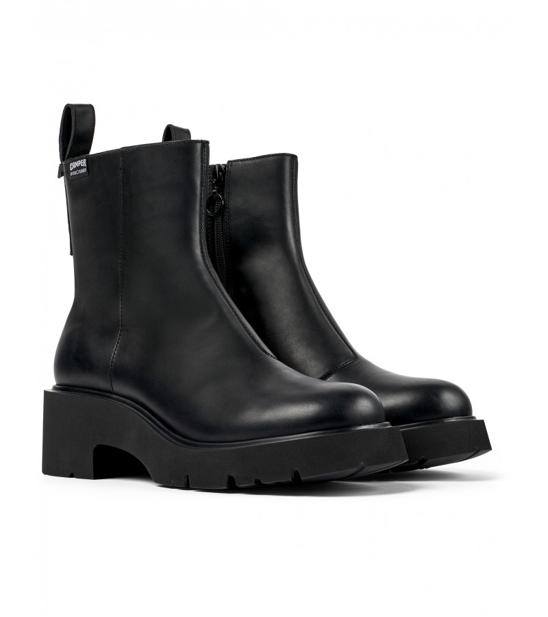 Camper - Milah K400725-001 Black Leather Camper - Milah K400725-001 Black Leather