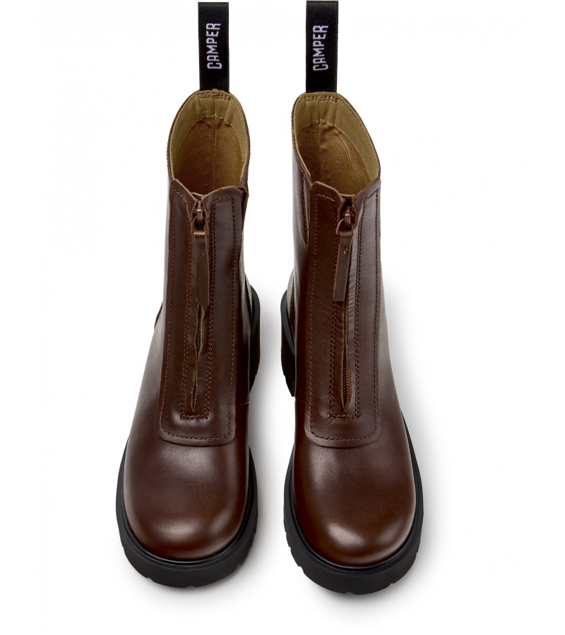 Camper - Milah K400776-010 Brown Leather Camper - Milah K400776-010 Brown Leather