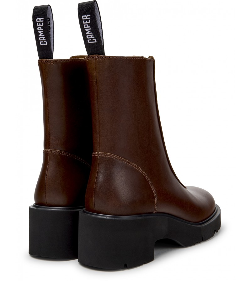 Camper - Milah K400776-010 Brown Leather Camper - Milah K400776-010 Brown Leather