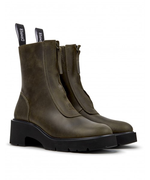 Camper - Milah K400776-011 Green Nubuck