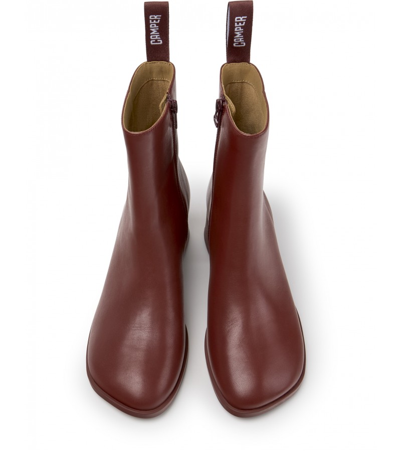 Camper - Kora K400798-007 Burgundy Leather Camper - Kora K400798-007 Burgundy Leather