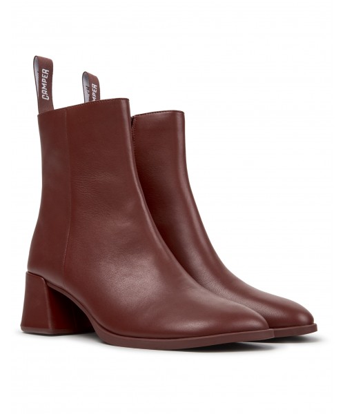 Camper - Kora K400798-007 Burgundy Leather