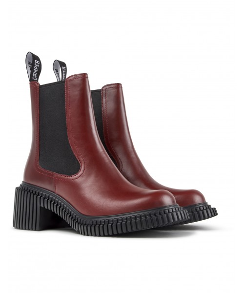 Camper - Pix London K400803-004 Burgundy Leather