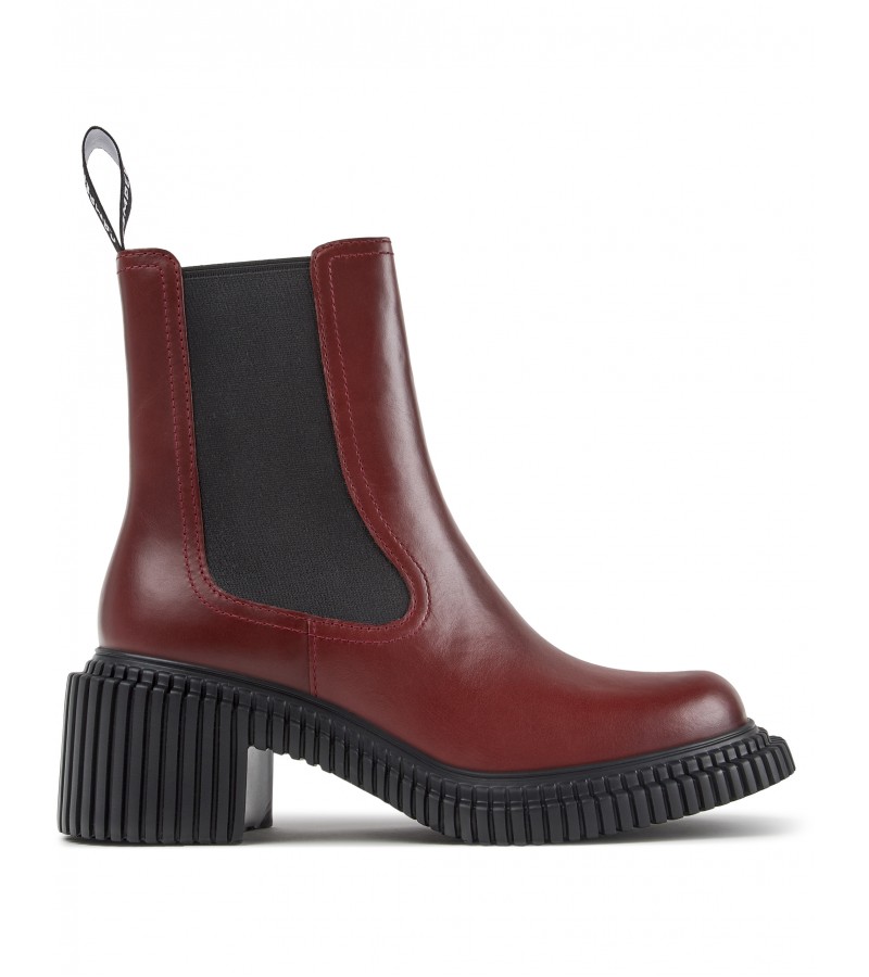 Camper - Pix London K400803-004 Burgundy Leather Camper - Pix London K400803-004 Burgundy Leather