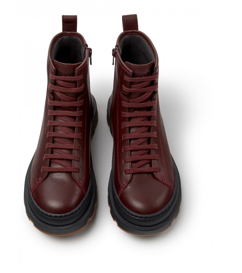 Camper - Brutus+ K400816-011 Burgundy Leather Camper - Brutus+ K400816-011 Burgundy Leather