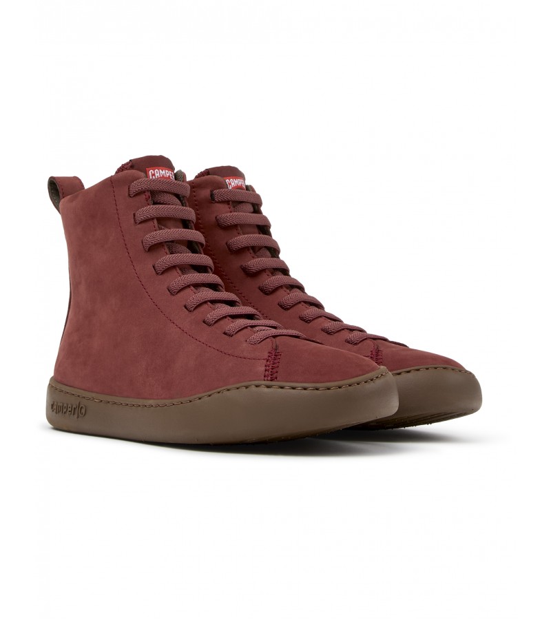 Camper - Peu Touring K400817-004 Burgundy Nubuck