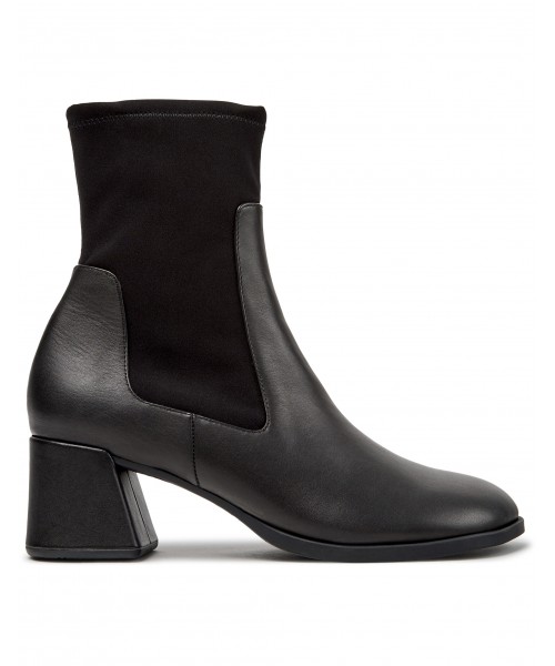 Camper - Kora K400836-001 Black Leather/Textile