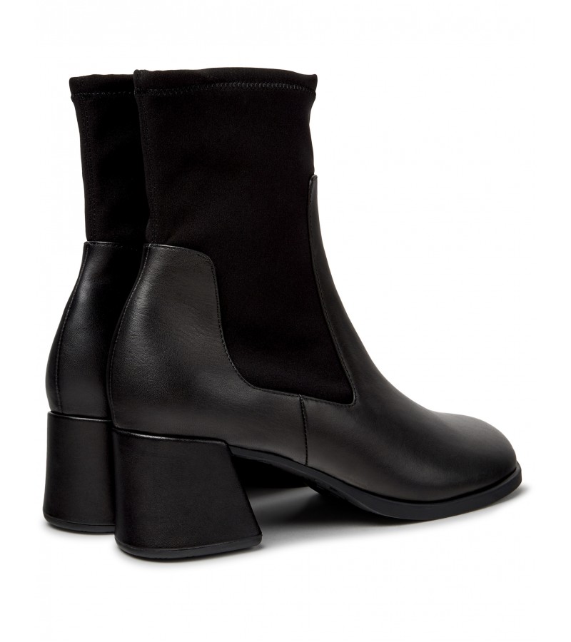 Camper - Kora K400836-001 Black Leather/Textile