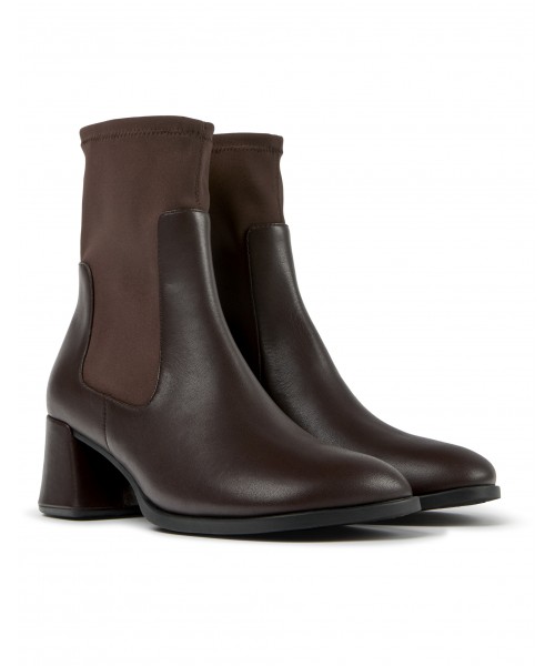 Camper - Kora K400836-003 Brown Leather/Textile
