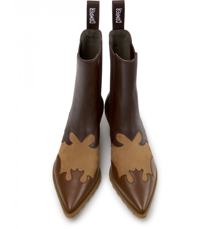 Camper - Anita K400840-002 Brown Leather/Nubuck