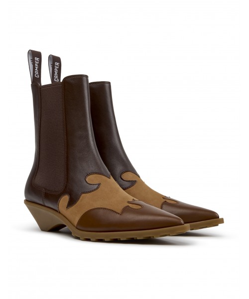 Camper - Anita K400840-002 Brown Leather/Nubuck