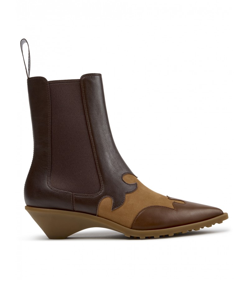 Camper - Anita K400840-002 Brown Leather/Nubuck