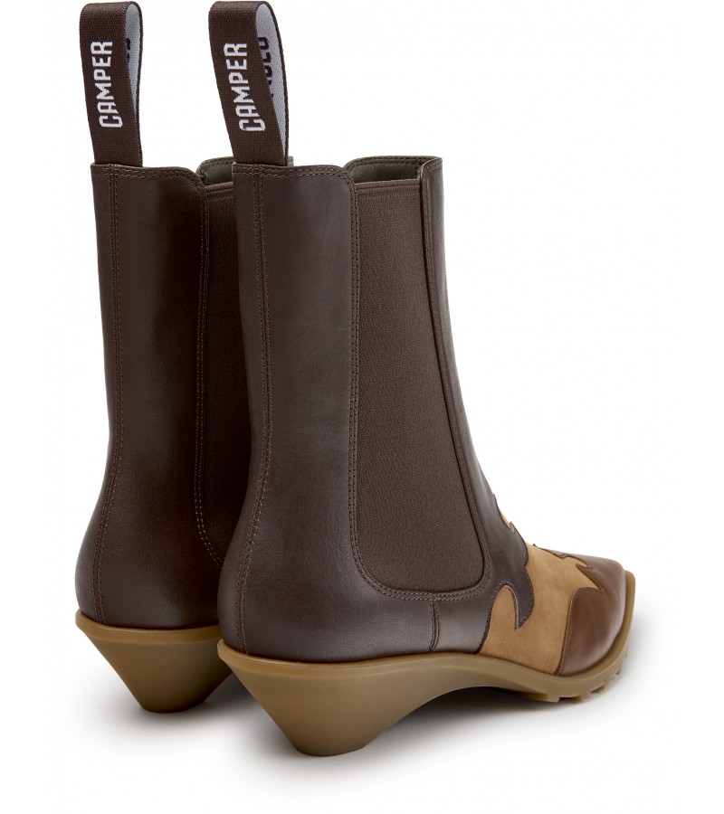 Camper - Anita K400840-002 Brown Leather/Nubuck
