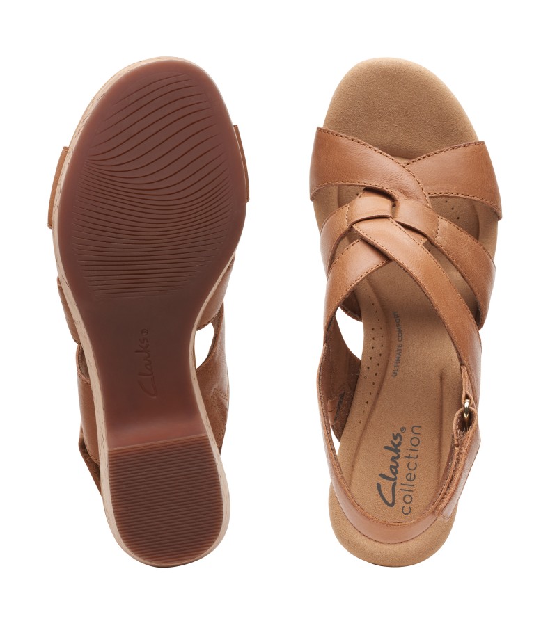 Clarks - Giselle Beach Tan Leather