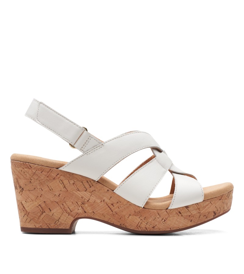 Clarks - Giselle Beach White Leather