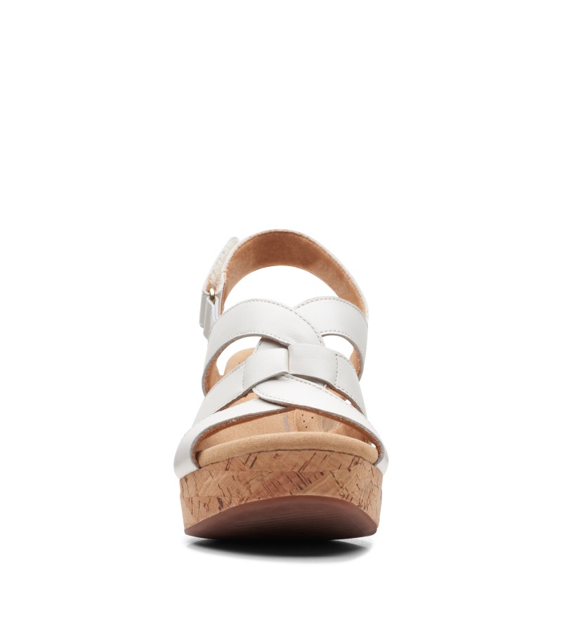 Clarks - Giselle Beach White Leather