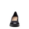 Clarks - Freva55 Court Black Leather