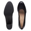 Clarks - Freva55 Court Black Leather