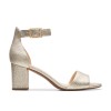 Clarks - Deva Mae Champagne Leather