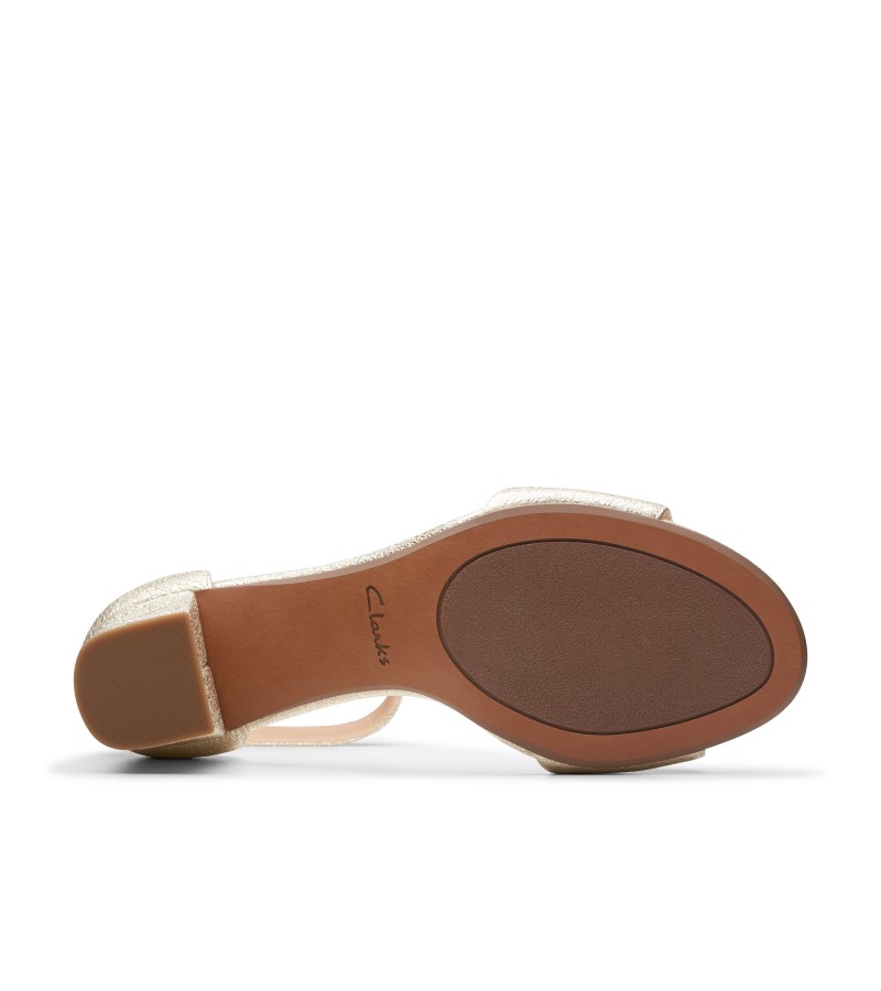 Clarks - Deva Mae Champagne Leather