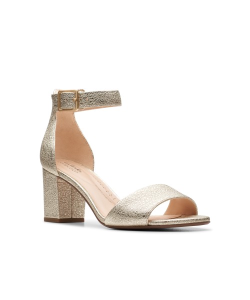 Clarks - Deva Mae Champagne Leather Clarks - Deva Mae Champagne Leather