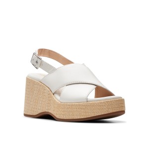 Clarks - Manon Wish Off White Leather