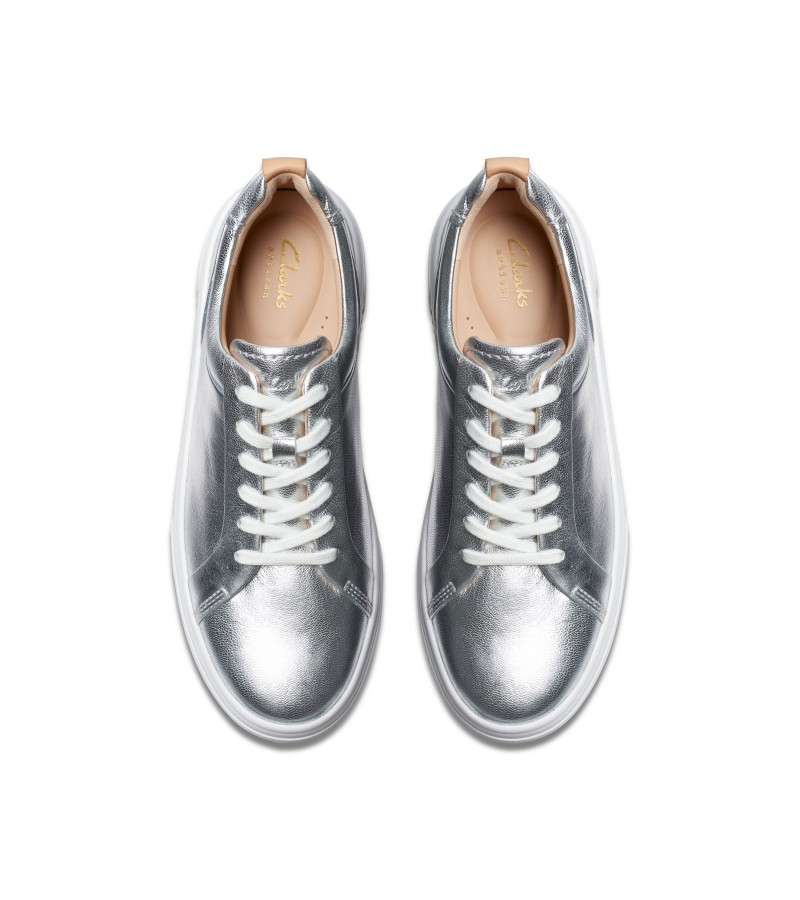 Clarks - Hollyhock Walk Silver Leather