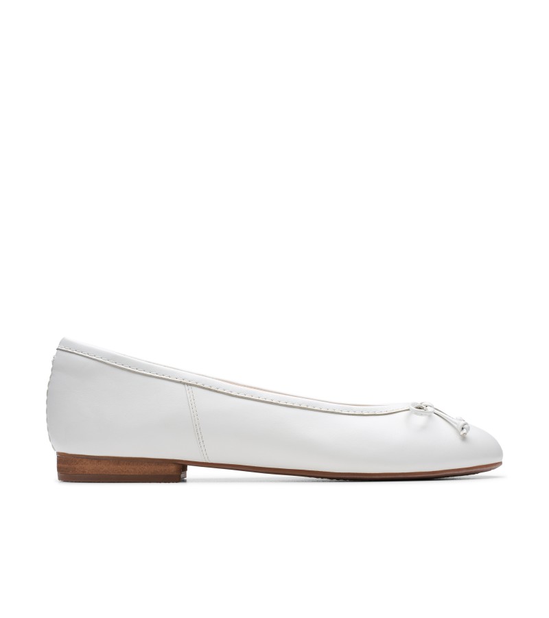 Clarks - Fawna Lily White Leather