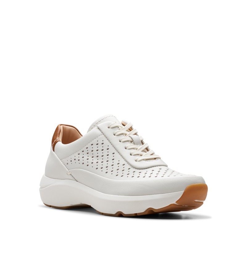 Clarks - Tivoli Grace Off White Leather