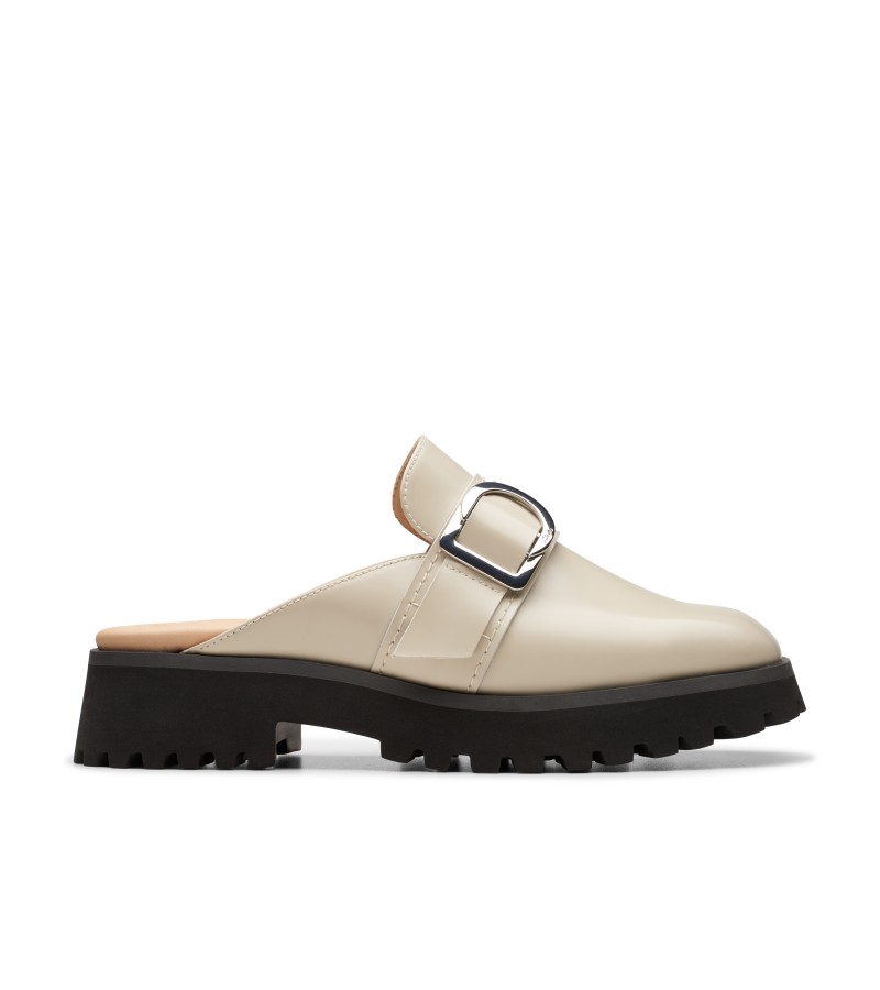 Clarks - Stayso Free Ivory Leather
