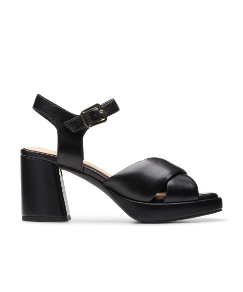 Clarks - Ritzy75 Rae Black Leather Clarks - Ritzy75 Rae Black Leather