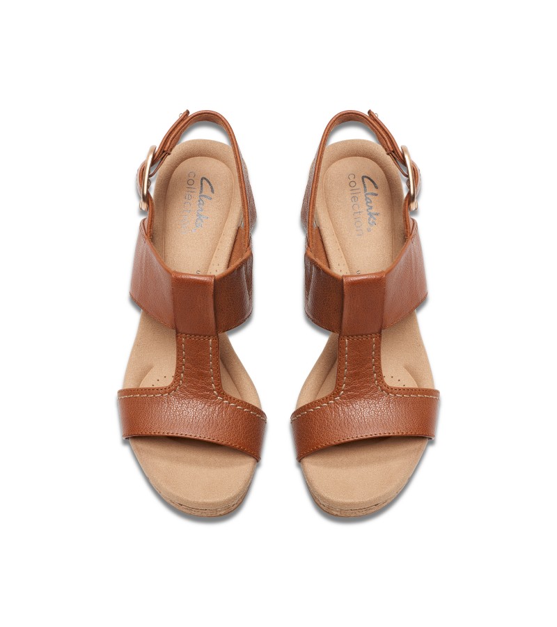 Clarks - Giselle Style Tan Leather