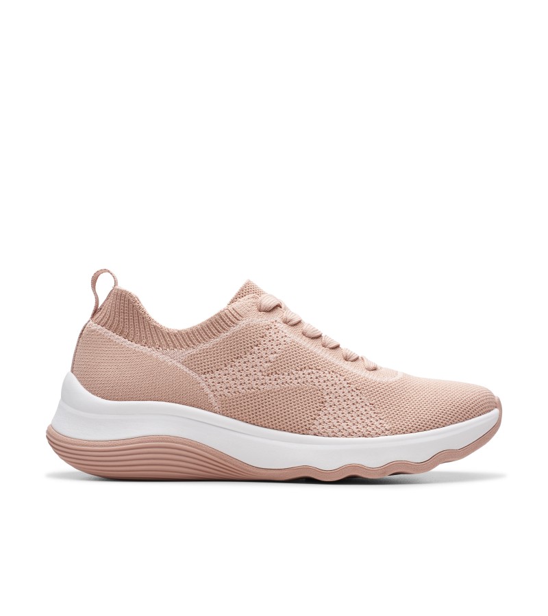 Clarks - Circuit Tie Pale Peach Knit